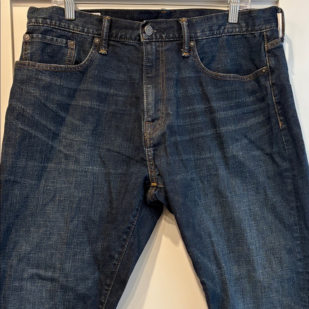 GAP Men's Dark Blue Straight Jeans